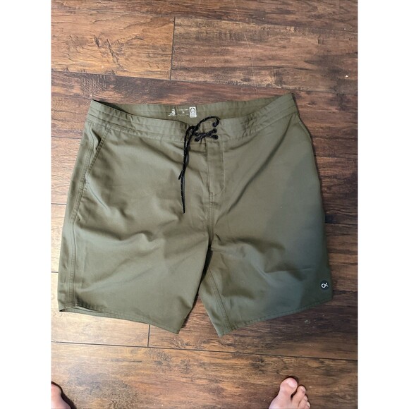 Outerknown Other - NWT $145 Outerknown Trunks by Kelly Slater Mens Sz 38 In Olive Green